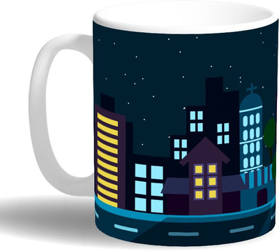 

PRINT OPERA City Ceramic Mug(330 ml), Multicolor