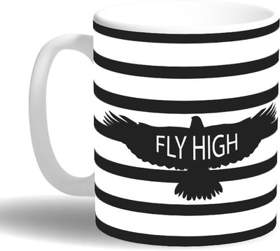 

PRINT OPERA Fly High Ceramic Mug(330 ml), Multicolor