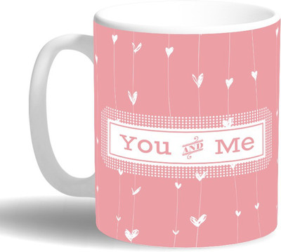 

PRINT OPERA You And Me Ceramic Mug(330 ml), Multicolor