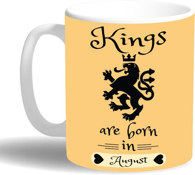 

PRINT OPERA August Born Kings Ceramic Mug(330 ml), Multicolor