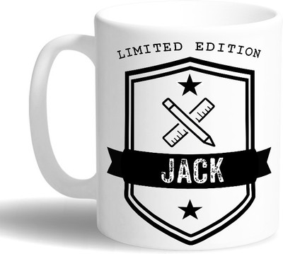 

PRINT OPERA Jack Ceramic Mug(330 ml), Multicolor