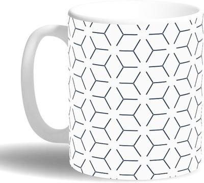 

PRINT OPERA Lines Ceramic Mug(330 ml), Multicolor