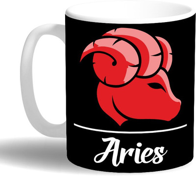 PRINT OPERA Aries Ceramic Mug(330 ml), Multicolor