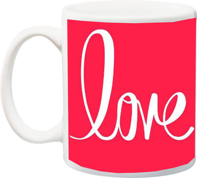 

ME&YOU Gift for Husband/Wife/Girlfriend/Boyfriend/Lover;"Special Beautiful Love Red And White HD printed Ceramic Mug(325 ml), Multicolor