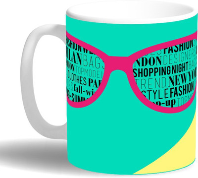 

PRINT OPERA Spex Ceramic Mug(330 ml), Multicolor