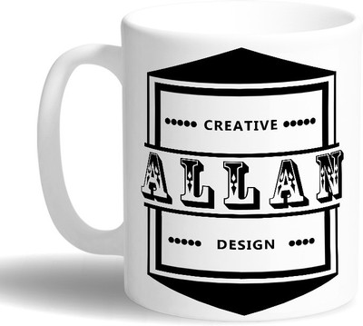 

PRINT OPERA Allan Design Ceramic Mug(330 ml), Multicolor