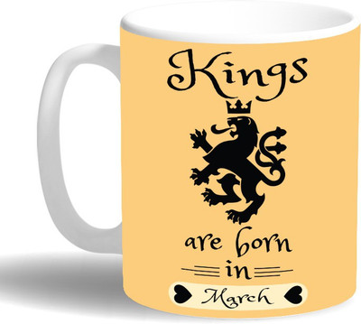 

PRINT OPERA March Born Kings Ceramic Mug(330 ml), Multicolor