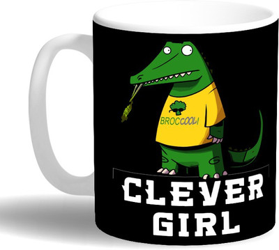 

PRINT OPERA Clever Grill Ceramic Mug(330 ml), Multicolor