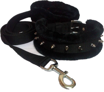 

Skora Black Spike 1 Inch (, Black) Dog Collar & Leash(, DARK BLACK