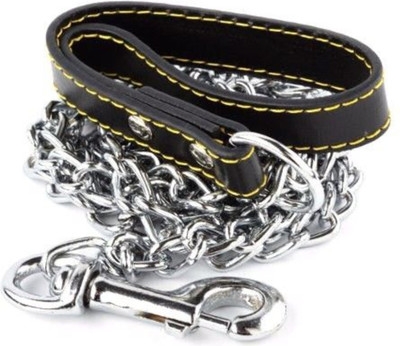 

Skora 100% Genuine Leather Dog Leash (small) 175 cm Dog Martingale Leash(Black)