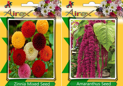 

Airex Zinnia Mixed, Amaranthus Seed(25 per packet)