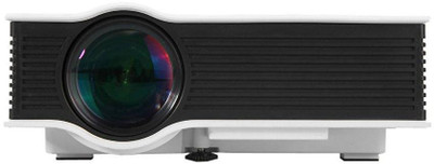 

VibeX ® Original Unic UC40 Home Theater USB/SD/AV/HDMI Input 800*480 Multimedia Beamer/Proyector 800 lm LED Corded Portable Projector(White)