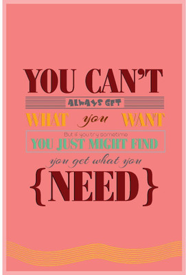 

Original Quotes Decorative Poster Paper Print(26 inch X 14 inch, Rolled)