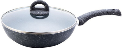 

Wonderchef Granite Kadhai 20 cm with Lid(Aluminium, Non-stick, Induction Bottom), Multicolor