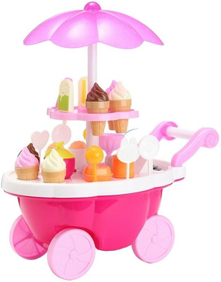 

Mayatra's Lovely Electrical Candy Ice Cream Car Cart Trolley Flashing Light Musical Kids Toy