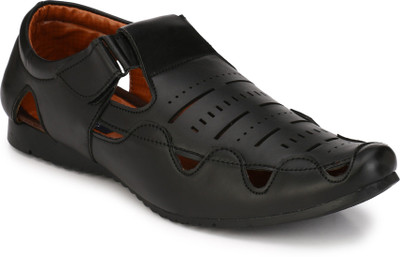 

Real Blue Men Black Flats