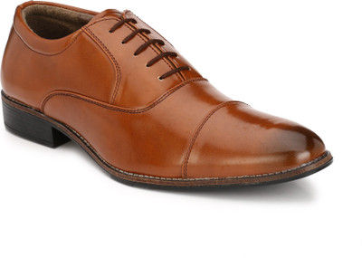 

Eego Italy Stylish and Trendy Formals Lace Up For Men(Tan
