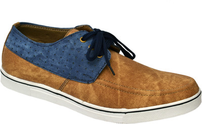

Molessi Molessi Brown Smart Casual Shoes Casuals For Men(Brown, Blue