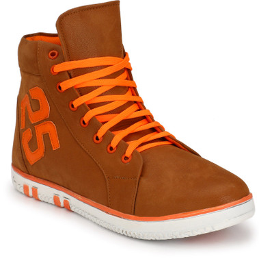 

Eego Italy Stylish and Trendy Sneakers For Men(Orange
