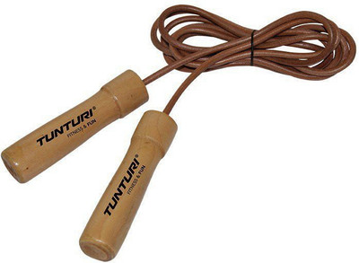 

Tunturi Leather Pro Freestyle Skipping Rope(Multicolor, Length: 320 cm), Brown