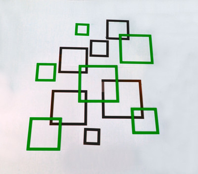 

Naveed Arts  Acrylic Sticker Sticker(Pack of 1, Black;green