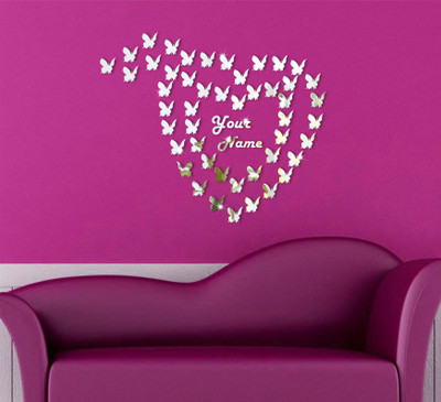 

Naveed Arts  Acrylic Sticker Sticker(Pack of 1, Silver