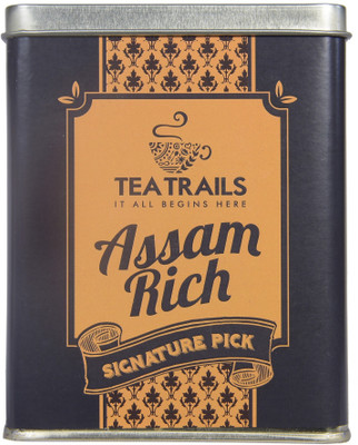

Tea Trails Assam Rich TIN Unflavoured Black Tea(50 g, Tin)
