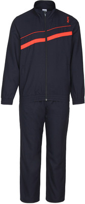 

Aurro Solid Boy's Track Suit, Navy