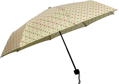 

HOU-DY Pongee 3 Fold Multicolor Trendy Umbrella(Multicolor)