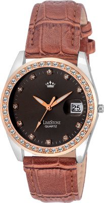 

LimeStone LS1323 ~La MeMe~Studded Watch - For Women