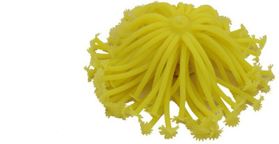

Jainsons Pet Products Jainsons Sea Silicone Yellow Anemone Artificial Ornament Decoration RT07A Aquarium Plant Anchor({Plant Anchors1)
