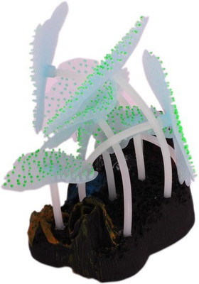 

Jainsons Pet Products Jainsons Glowing Lotus leaf Artificial Silicon Ornament Decoration SA03-RA090 Aquarium Plant Anchor({Plant Anchors1)