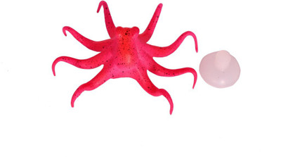 

Jainsons Pet Products Jainsons Glowing Pink Octopus Artificial Silicon Ornament Decoration AM0036A Aquarium Plant Anchor({Plant Anchors1)