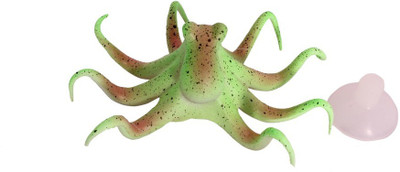 

Jainsons Pet Products Jainsons Glowing Green Octopus Artificial Silicon Ornament Decoration AM0036B Aquarium Plant Anchor({Plant Anchors1)