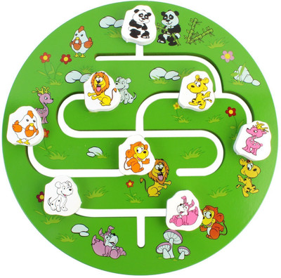 

Shrih Animal Maze Labyrinth Wooden Toy For Kids Board Game