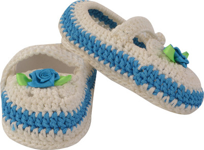 

Joymart Soft Cotton Fancy Baby Booties for New Born/ Infant Booties(Toe to Heel Length - 11 cm White)
