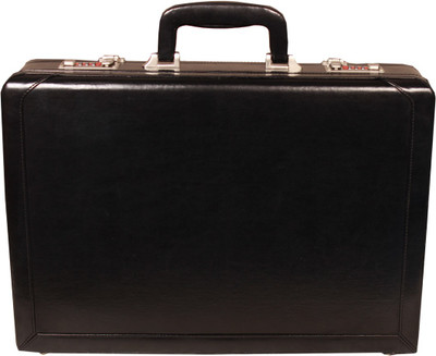 

Leather World Sleek PU Leather Medium Briefcase - For Men & Women(Brown)