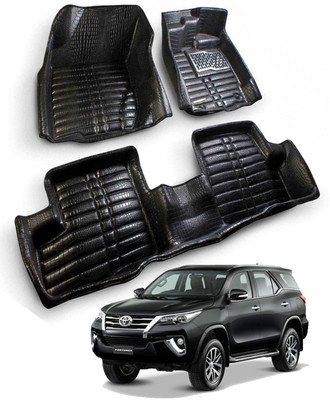 Cardon Plastic 5D Mat For  Toyota Fortuner(Black)