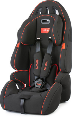 

LuvLap Premier Baby Car seat Rearward-Forward Facing/Booster Car Seat(Black, Red)