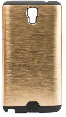 Mystry Box Back Cover for Samsung Galaxy Note 3 Neo(Gold, Rubber, Metal) Flipkart