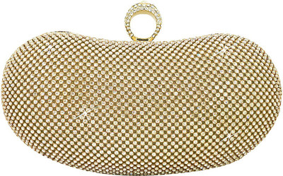 

Maasha Party Gold Clutch
