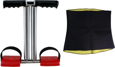 

Welcome India Bazaar wib Tummy Trimmer Double Spring With Hot Shaper Slimming Belt(Set of 2)