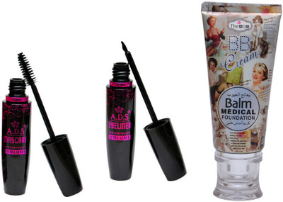

ADS Waterproof Eyeliner / Mascara / BB Cream(Set of 3)