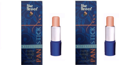 

Blue Heaven pan stick pack of 2 Concealer(beigh cream, 22 g)