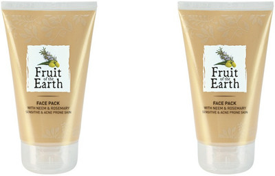 

Modicare FRUIT OF THE EARTH FACE PACK NEEM & ROSEMARY (SENSITIVE & ACNE PRONE SKIN) - COMBO OFFER (2 PACKS)(300 ml)