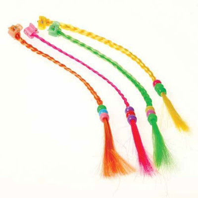 

US Toys Beaded Neon Hair Pieces Hair Band(Multicolor)