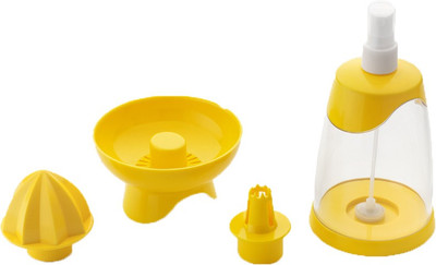 

Nestwell Lemon sqeezer Plastic Hand Juicer(Yellow Pack of 1)