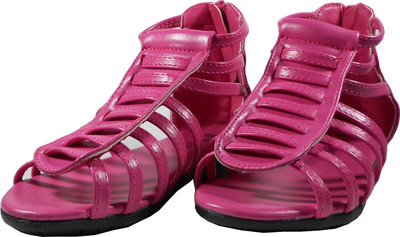 

WTdesign Girls Slip-on Gladiators(Pink