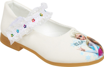 

Narois Girls Velcro Dancing Shoes(White