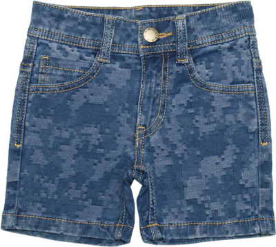 

United Colors of Benetton Short For Boys Casual Woven Cotton Nylon Blend(Blue, Pack of 1, 901